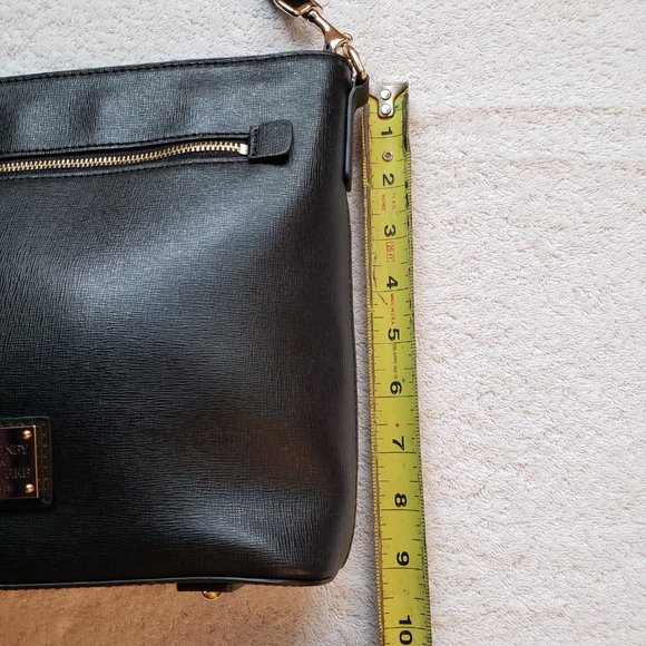 Dooney & Bourke Saffiano Black Zip Crossbody - Picture 13 of 16